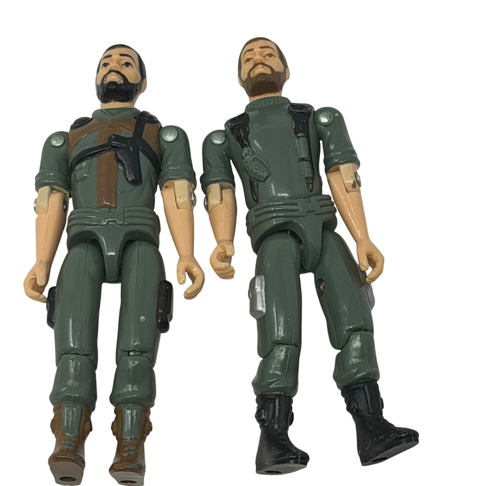 Vintage 1982 Hasbro GI Joe Clutch and Breaker Action Figures Lot of 2